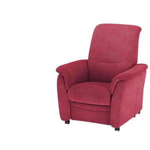 Polstermöbel Oelsa Fernsehsessel Sarah - rot - Materialmix - 91 cm - 103 cm - cm 97,0 | Möbel Kraft