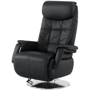 Polstermöbel Oelsa Ledersessel  Mambo ¦ schwarz ¦ Maße (cm): B: 86 H: 119 T: 88