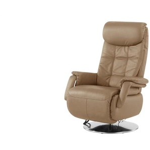 Polstermöbel Oelsa Ledersessel mit elektrischer Relaxfunktion Mambo ¦ braun ¦ Maße (cm): B: 86 H: 119 T: 88.0