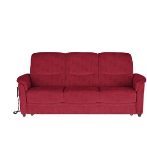 Polstermöbel Oelsa Schlafsofa Sarah - rot - Materialmix - 223 cm - 100 cm - cm 92,0 | Möbel Kraft