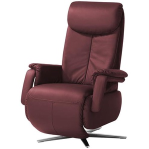 Polstermöbel Oelsa TV-Sessel  Mambo - rot - Materialmix - 82 cm - 112 cm - 88 cm | Möbel Kraft