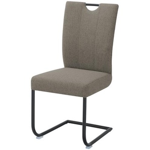 Polsterschwingstuhl 3061 ¦ braun ¦ Maße (cm): B: 46 H: 99 T: 56.0