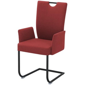 Polsterschwingstuhl  3061 ¦ rot ¦ Maße (cm): B: 57 H: 99 T: 56.0