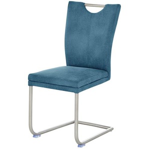 Polsterschwingstuhl - blau - Materialmix - 44 cm - 94 cm - 58 cm | Möbel Kraft