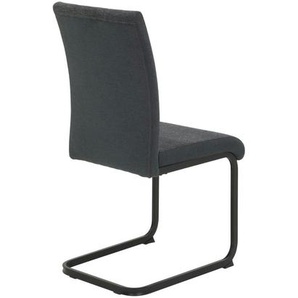 Polsterschwingstuhl Set ¦ grau ¦ Maße (cm): B: 52 H: 92