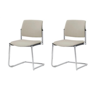 Polsterstuhl 2er Set - beige - Materialmix - 49 cm - 83 cm - cm 56,0 | Möbel Kraft