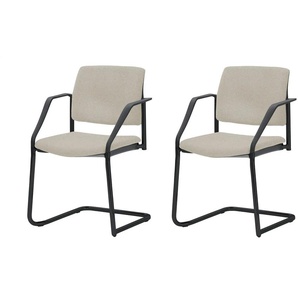 Polsterstuhl 2er Set - beige - Materialmix - 59 cm - 83 cm - cm 56,0 | Möbel Kraft