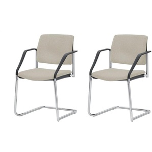 Polsterstuhl 2er Set - beige - Materialmix - 59 cm - 83 cm - cm 56,0 | Möbel Kraft