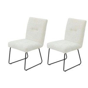 Polsterstuhl 2er-Set   ¦ creme ¦ Maße (cm): B: 50 H: 89