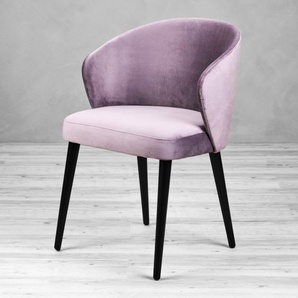 Polsterstuhl  Bacerta Velvet II Gray Purple