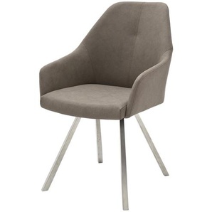 Polsterstuhl - beige - Materialmix - 55 cm - 86 cm - 63 cm | Möbel Kraft