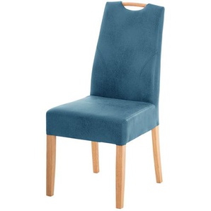 Polsterstuhl - blau - Materialmix - 45 cm - 97,5 cm - 57 cm | Möbel Kraft