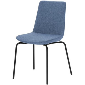 Polsterstuhl - blau - Materialmix - 48 cm - 87 cm - 54 cm | Möbel Kraft