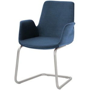 Polsterstuhl - blau - Materialmix - 58 cm - 86 cm - 56 cm | Möbel Kraft
