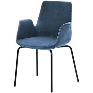 Polsterstuhl - blau - Materialmix - 58 cm - 87 cm - 59 cm | Möbel Kraft