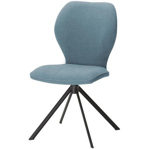 Polsterstuhl - blau - Materialmix - 49 cm - 92 cm - 46 cm | Möbel Kraft