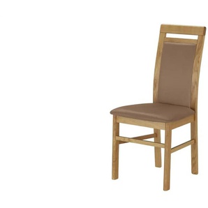 Polsterstuhl - braun - Materialmix - 47 cm - 100 cm - cm 54,0 | Möbel Kraft