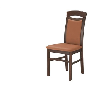 Polsterstuhl - braun - Materialmix - 47 cm - 100 cm - cm 54,0 | Möbel Kraft