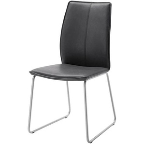 Polsterstuhl  Capri ¦ grau ¦ Maße (cm): B: 46 H: 93 T: 57.0