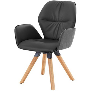 Polsterstuhl  Chianti ¦ schwarz ¦ Maße (cm): B: 62 H: 90 T: 60.0