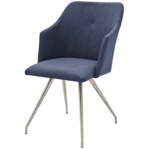 Polsterstuhl  Dita ¦ blau ¦ Maße (cm): B: 55 H: 88 T: 62