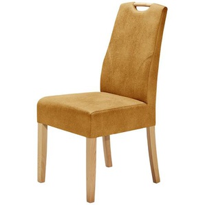 Polsterstuhl - gelb - Materialmix - 45 cm - 97,5 cm - 57 cm | Möbel Kraft
