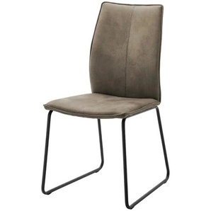 Polsterstuhl - grau - Materialmix - 46 cm - 93 cm - cm 57,0 | Möbel Kraft