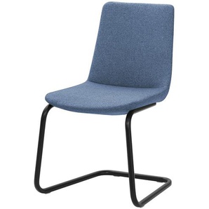 Polsterstuhl  MyHelios ¦ blau ¦ Maße (cm): B: 53 H: 87 T: 54