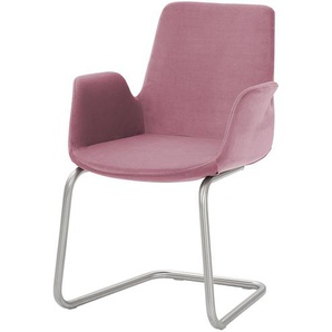 Polsterstuhl  MyHelios ¦ rosa/pink ¦ Maße (cm): B: 58 H: 86 T: 56