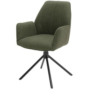 Esszimmerstuhl drehbar Pemba ¦ grün ¦ Maße (cm): B: 59 H: 88 T: 63.0