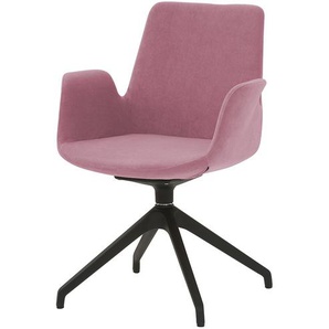 Polsterstuhl - rosa/pink - Materialmix - 58 cm - 84 cm - 57 cm | Möbel Kraft