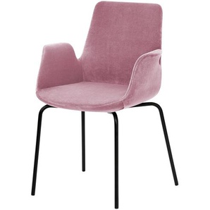Polsterstuhl - rosa/pink - Materialmix - 58 cm - 87 cm - 59 cm | Möbel Kraft