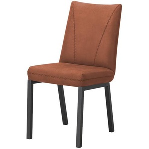 Polsterstuhl - rot - Materialmix - 45 cm - 89 cm - 62 cm | Möbel Kraft