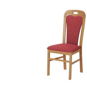 Polsterstuhl - rot - Materialmix - 46 cm - 100 cm - cm 63,0 | Möbel Kraft