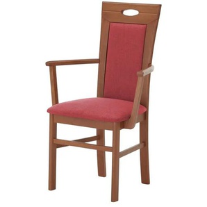Polsterstuhl - rot - Materialmix - 60 cm - 100 cm - cm 63,0 | Möbel Kraft