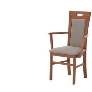 Polsterstuhl  Senator ¦ braun ¦ Maße (cm): B: 60 H: 100 T: 63.0