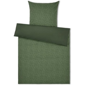 Polycotton-Bettwäsche, grün, Normalgröße