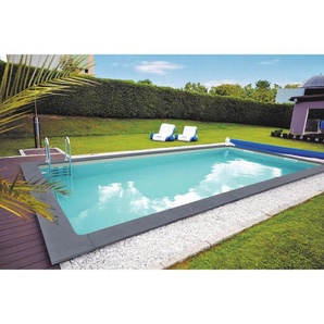 Pool-Set Kwad Pool Plus Gran Canaria 50002, Blau, Kunststoff, 300x150x600 cm, Freizeit, Pools und Wasserspaß, Pools, Einbaupools