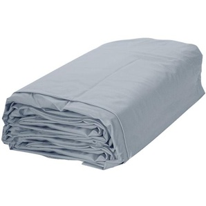 Poolfolie Rund Grau 350x120cm 0,6mm Einhängebiese Austauschfolie Innenhülle