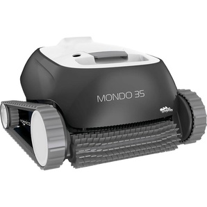 Poolroboter MAYTRONICS Mondo 35 Poolbodensauger schwarz (schwarz, weiß) Poolsauger für Boden- Wand- Wasserlinienreinigung