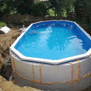 Poolwandisolierung KWAD Pool Protector T60 Bauplatten weiß Poolzubehör -reinigung
