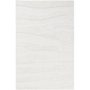 Pop Baumwollteppich Isla Cream 120x170 cm - Moderner Teppich für Wohnzimmer