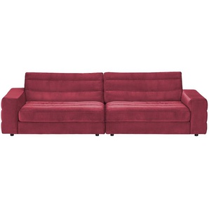 pop Big Sofa  Scarlatti - rot - Materialmix - 296 cm - 83 cm - 125 cm | Möbel Kraft