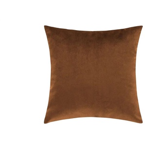 pop Dekokissen Velvet - braun - Materialmix - 40 cm | Möbel Kraft