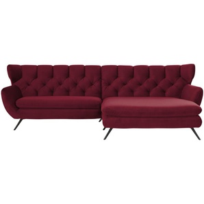 Jette Home Ecksofa  Caldara ¦ rot ¦ Maße (cm): B: 300 H: 94 T: 175.0