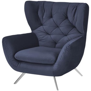 Jette Home Hochlehnsessel  Caldara ¦ blau ¦ Maße (cm): B: 100 H: 106 T: 95.0