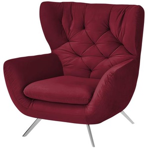 Jette Home Hochlehnsessel  Caldara ¦ rot ¦ Maße (cm): B: 100 H: 106 T: 95.0
