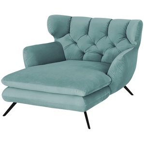 Jette Home Longseat-Sessel Samt Caldara ¦ grün ¦ Maße (cm): B: 126 H: 94 T: 160.0
