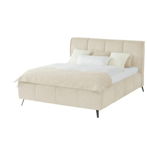 pop Polsterbett mit Bettkasten Pamela - beige - Materialmix - 180 cm - 113 cm | Möbel Kraft