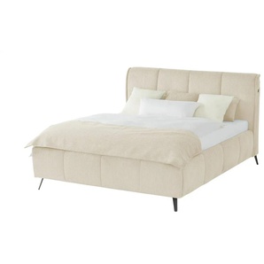 pop Polsterbett mit Bettkasten Pamela - beige - Materialmix - 200 cm - 113 cm | Möbel Kraft